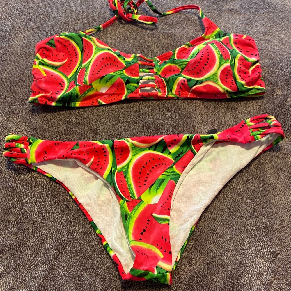 Vibrant Watermelon Bikini Set